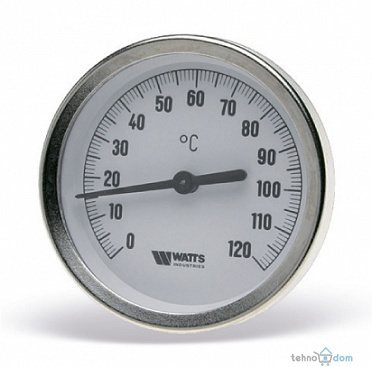 Термометр биметаллический F+R801 OR (TAS) 63/50 120 1/2" (Watts)