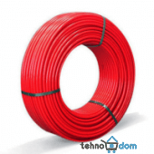 Труба из сшитого полиэтилена Pex-EVOH 16*2,0 (красная) бухта 200м (Vieir)